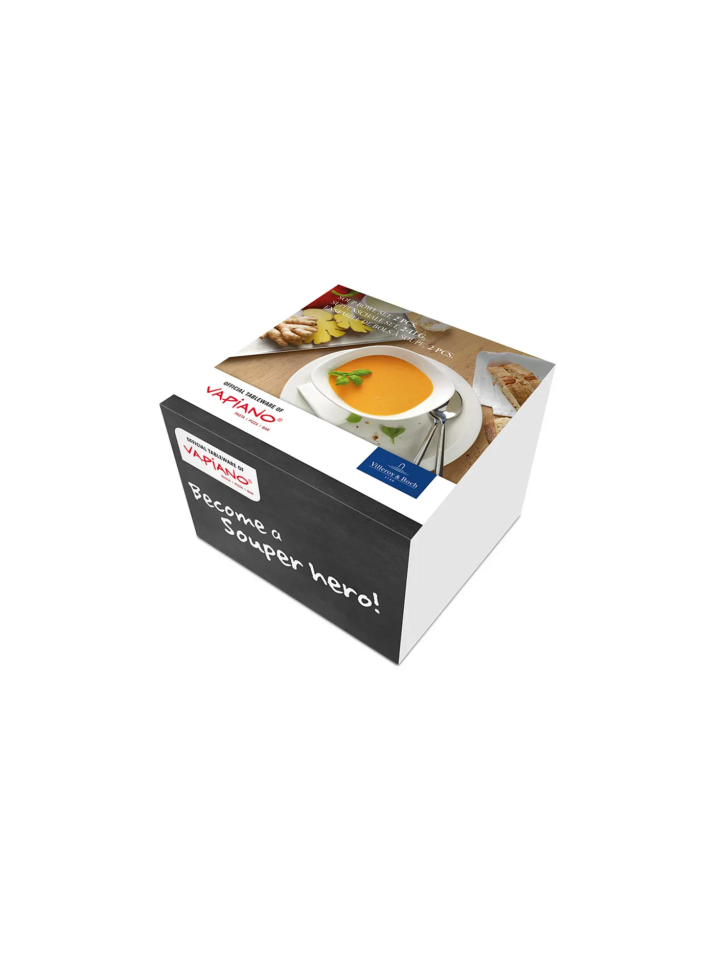 VILLEROY & BOCH | Suppenschale 2-er 18x16cm "Dune" | 